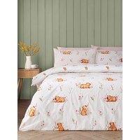 Catherine Lansfield Happy Capybara Natural Single Duvet Set