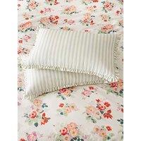 Cath Kidston Canopy Stripe Green 100% Cotton Standard Pillowcase Pair