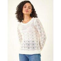 Roman Stripe Wave Knit Jumper