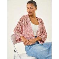 Roman Spacedye Open Knitted Cardigan
