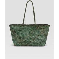 Ellyla Amora Small Woven Shoulder Bag - Green