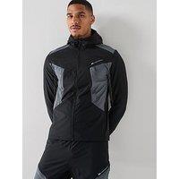 Monterrain Mens Dynamic 2.0 Woven Hoody - Black