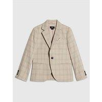 River Island Older Boys Tailored Suit Jacket - Beige