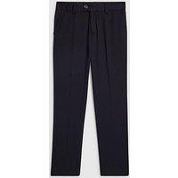 River Island Older Boys Tailored Suit Trousers - Navy