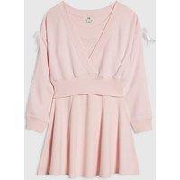 River Island Older Girls 2 In 1 Shrug Dress - Pink