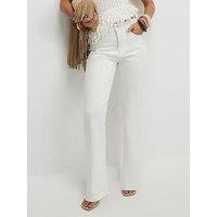 River Island Petite Toyota Stretch Straight - White