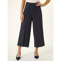 Roman Petite Cropped Wide Leg Stretch Trouser