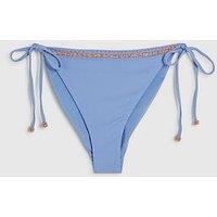 River Island Coral Tie Side Brief - Blue