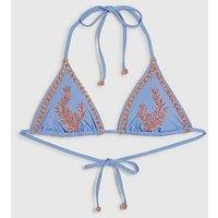 River Island Coral Embellished Bikini - Blue