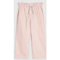 River Island Mini Girls Wide Leg Jeans - Light Pink