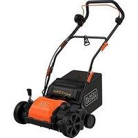 Black & Decker Black+Decker Beoep320-Gb Corded 30Cm 1200W Scarifier & Aerator Kit - 30L Collection Bag, Scarifier Attachment, Aerator Attachment