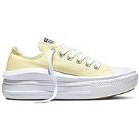 Converse Womens Chuck Taylor All Star Move Ox Trainers - Yellow