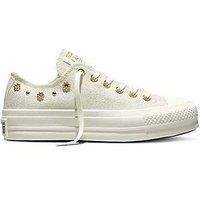 Converse Womens Chuck Taylor All Star Lift Ox Trainers - White