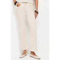 New Look Anica Off White Straight Leg Jeans