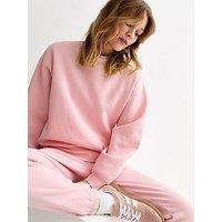 New Look Crew Neck Sweatshirt - Light Pink