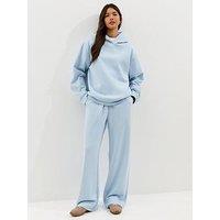 New Look Wide Leg Joggers - Light Blue