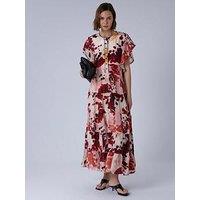 Religion Ara Maxi Occasion Dress - Orange