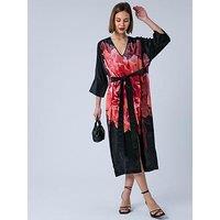 Religion Fioana Kaftan Midi Maxi Tunic Occasion Dress - Pink