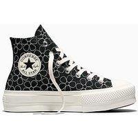 Converse Womens Chuck Taylor All Star Lift High Top - Black