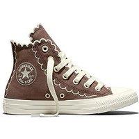 Converse Womens Chuck Taylor All Star High Top Trainers- Brown
