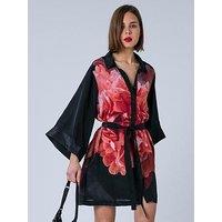 Religion Lauren Kimono Sleeve Tunic Dress - Pink