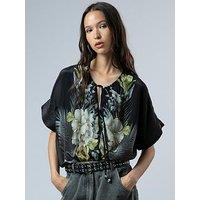 Religion Taylor Loose Blouse - Yellow