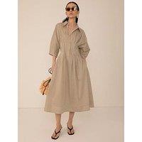 Vi.Ve.Re Novalie Stripe Dress - Beige