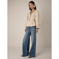 Vi.Ve.Re Lea Wide Leg Jeans - Light Blue