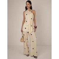Vi.Ve.Re Suzanna Spot Trouser - Cream
