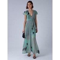 Religion Indium Maxi Occasion Dress - Green