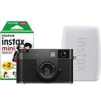 Fujifilm X-Hf1 Charcoal Digital Camera Bundle With Instax Mini Link 3 White + 20 Shot Film
