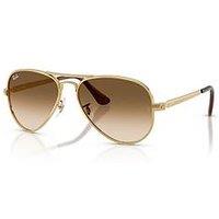 Ray-Ban Ray Ban Aviator Max Pilot Sunglasses - Gold