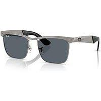 Ray-Ban Ray Ban Wayfarer Deluxe Square Sunglasses - Grey