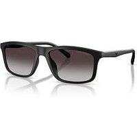 Emporio Armani Pillow Sunglasses - Black