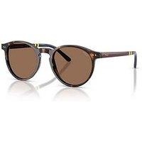 Polo Ralph Lauren 0Ph4236 Round Sunglasses - Brown