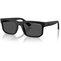 Armani Exchange 0Ax4165S Square Sunglasses - Black