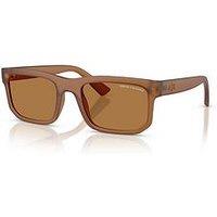 Armani Exchange 0Ax4165S Square Sunglasses - Brown