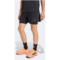 Adidas Mens Training Tech 2In1 Shorts - Black