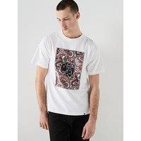 Pretty Green Resonance Box Graphic T-Shirt - White