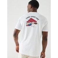 Adidas Sportswear Men'S Coffee Cafe Cheesecake Graphic T-Shirt - White