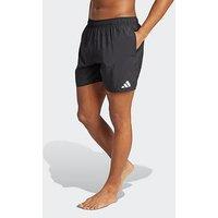 Adidas Mens Swim Essentials 5 Inch Short - Black