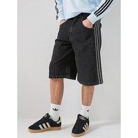 Adidas Originals Men'S Firebird Adicolor Denim Shorts - Black
