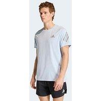 Adidas Mens Running Adi365 Iconic Stripes T-Shirt - Blue