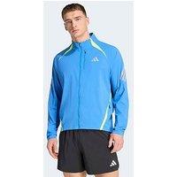Adidas Mens Running Adi365 Iconic Stripes Jacket - Blue
