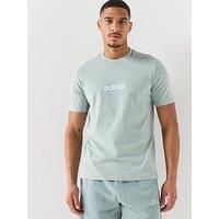 Adidas Sportswear Men'S Essentials Linear Single Jersey T-Shirt - Wonder Sage