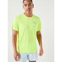 Adidas Mens Running Breezy T-Shirt - Yellow