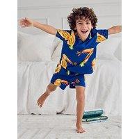 Chelsea Peers Kids Toucan Shorty Pyjamas - Blue