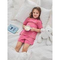 Chelsea Peers Kids Mini Me Fiesta Graphic Shorty Pyjamas - Pink