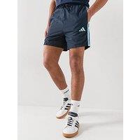 Adidas Sportswear Men'S Essentials Three Stripes Chelsea Woven Short - Blue