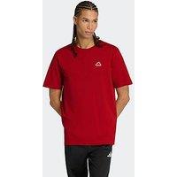 Adidas Sportswear Mens Icon T-Shirt - Burgundy